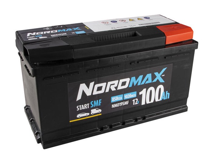 startbatteri 12V Nordmax NM019SMFE Nordmax