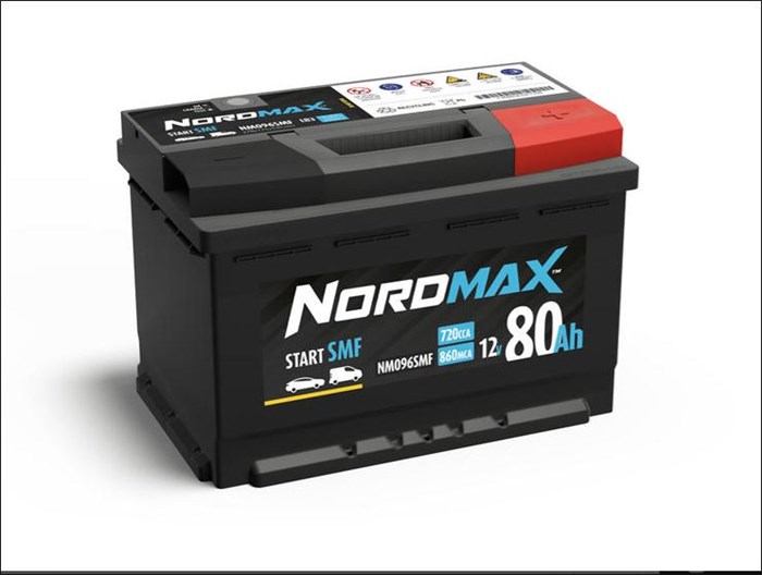 startbatteri 12V Nordmax NM096SMFE Nordmax