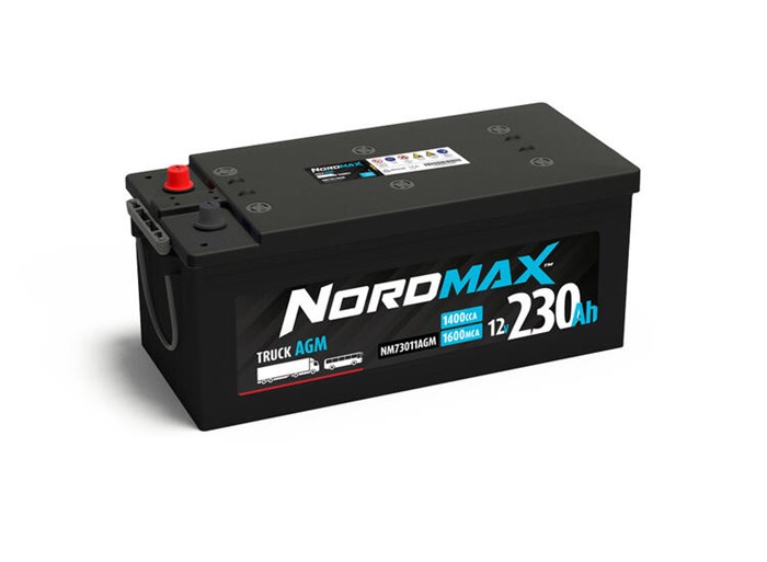 Lastbilsbatteri, Universal 12V Nordmax NM73011AGM Nordmax