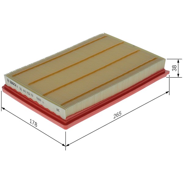 Luftfilter Bosch F 026 400 722 BOSCH
