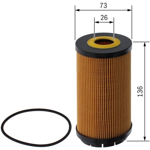 Oljefilter Bosch F 026 407 344 BOSCH Oljefilter Bosch F 026 407 344 BOSCH
