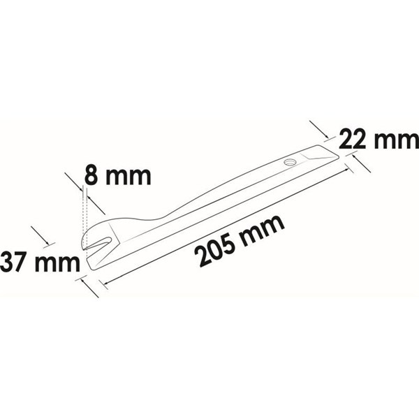 Vigor Demonteringsspak V1371-6, Universal Vigor V1371-6 VIGOR