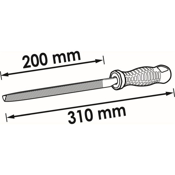 Vigor Tresidig fil 310 mm V1788, Universal VIGOR Vigor Tresidig fil 310 mm V1788, Universal VIGOR
