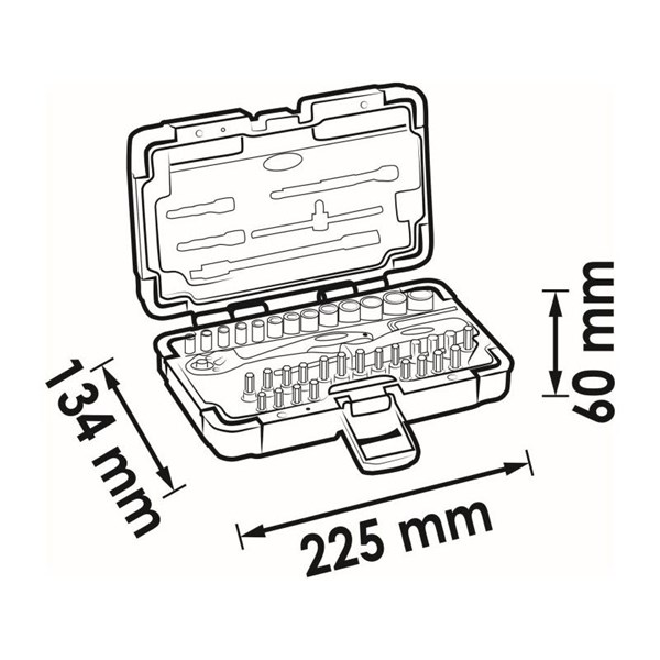 Vigor Hylsnyckelsats V2414N, Universal Vigor V2414N VIGOR Vigor Hylsnyckelsats V2414N, Universal Vigor V2414N VIGOR