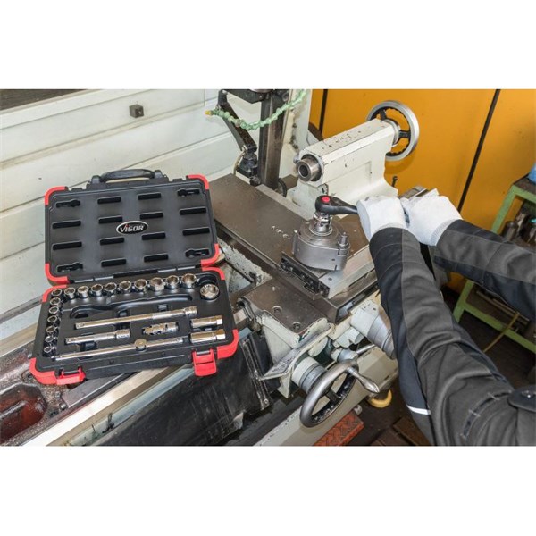 Vigor Hylsnyckelsats V2460N, Universal Vigor V2460N VIGOR Vigor Hylsnyckelsats V2460N, Universal Vigor V2460N VIGOR