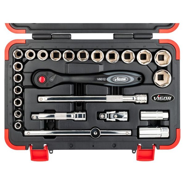 Vigor Hylsnyckelsats V2460N, Universal Vigor V2460N VIGOR