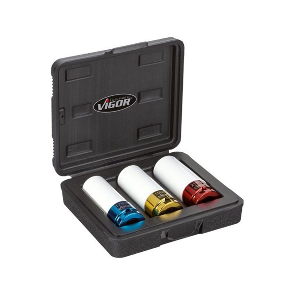 Vigor Krafthylsor, sats V2522, Universal VIGOR