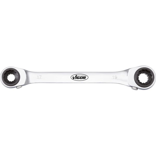 Vigor Dubbelsidig ringnyckel med spärr V2705 Vigor V2705 VIGOR