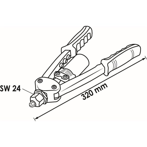 Vigor Popnit-tång V2788, Universal VIGOR Vigor Popnit-tång V2788, Universal VIGOR