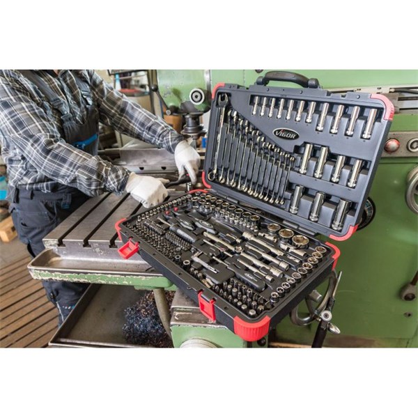 Vigor Hylsnyckelsats V3277N, Universal VIGOR Vigor Hylsnyckelsats V3277N, Universal VIGOR