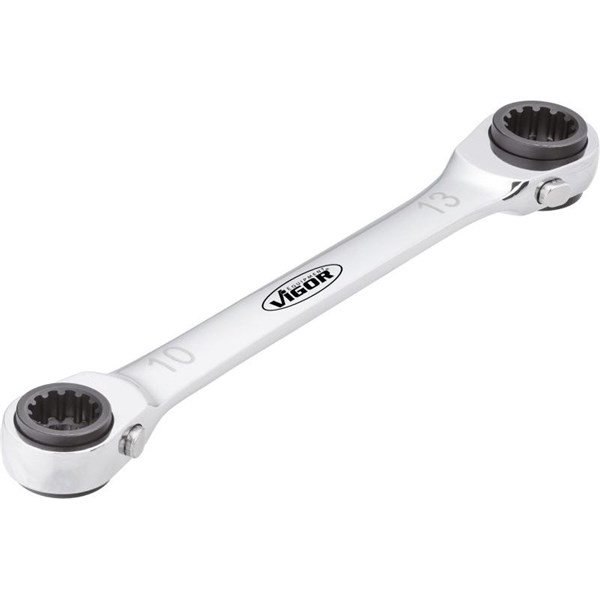 Vigor Dubbelsidig ringnyckel med spärr V3607, Universal VIGOR