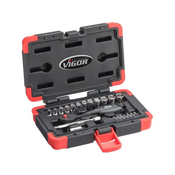Vigor Hylsnyckelsats V3734N, Universal Vigor V3734N VIGOR