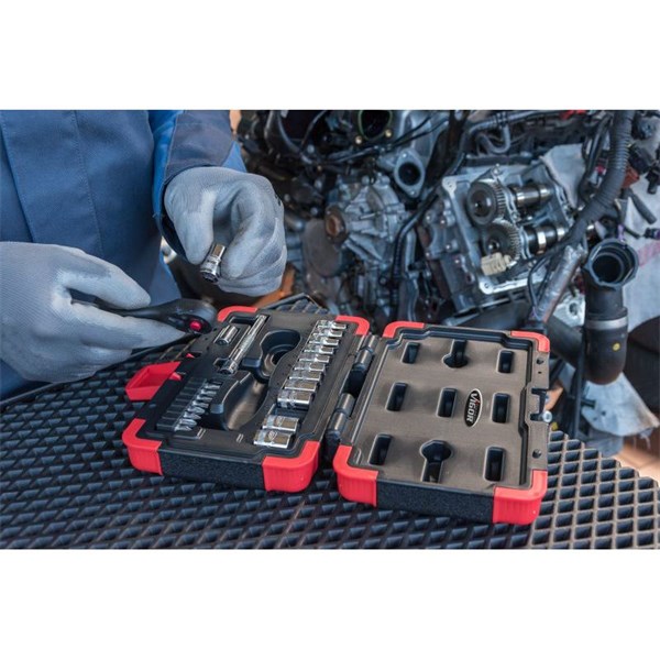 Vigor Hylsnyckelsats V3734N, Universal VIGOR Vigor Hylsnyckelsats V3734N, Universal VIGOR