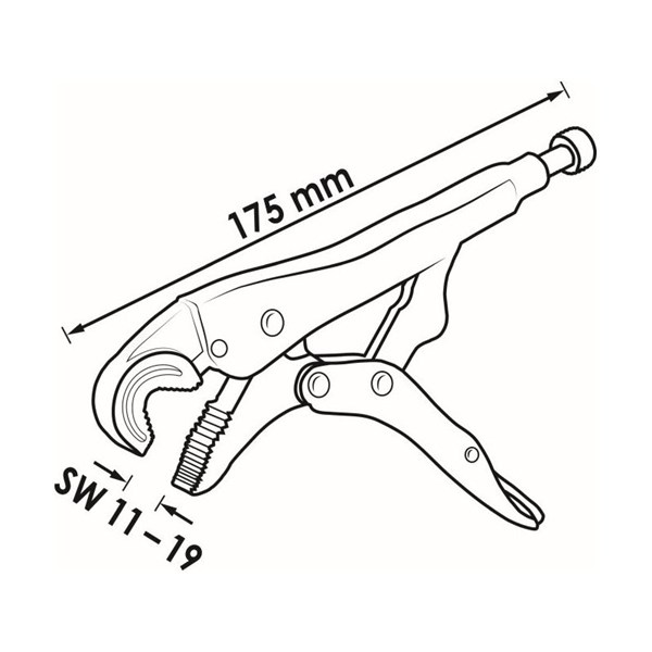 Vigor Låstång V3738, Universal VIGOR