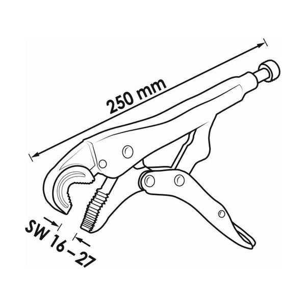 Vigor Låstång V3739, Universal VIGOR