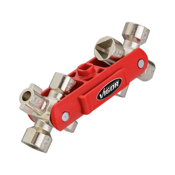 Vigor Kopplingsskåpnyckel 10-i-1 V4241, Universal Vigor V4241 VIGOR
