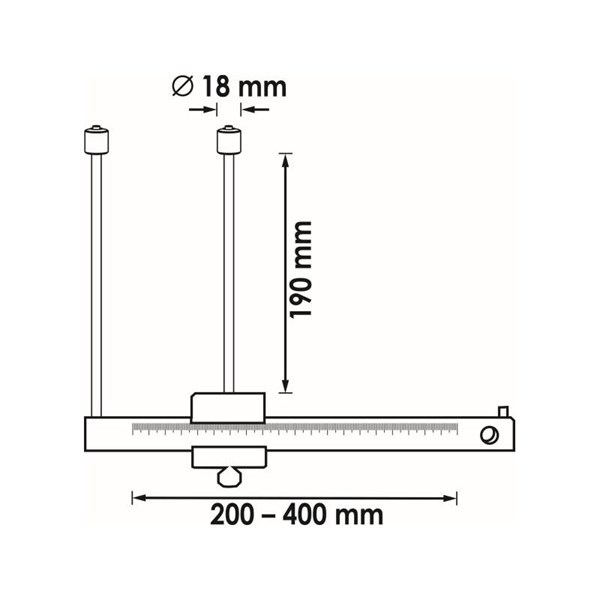 Vigor Bromsskivmätare (skjutmått) V4930, Universal VIGOR Vigor Bromsskivmätare (skjutmått) V4930, Universal VIGOR