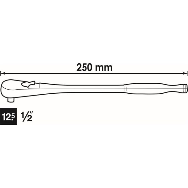 Vigor Fintandad omställbar spärrnyckel V4946-S, Universal VIGOR Vigor Fintandad omställbar spärrnyckel V4946-S, Universal VIGOR