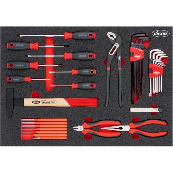 Vigor Verktygssats V5111N, Universal Vigor V5111N VIGOR Vigor Verktygssats V5111N, Universal Vigor V5111N VIGOR