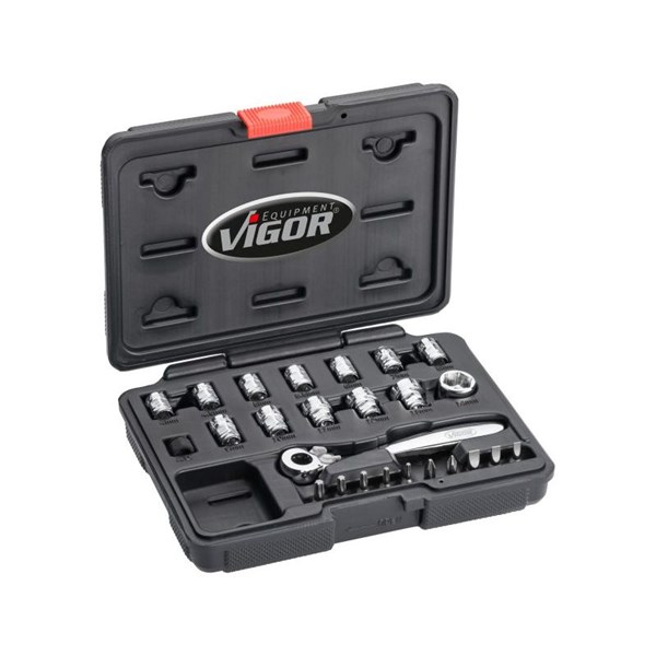 Vigor Hylsnyckelsats V5202, Universal VIGOR