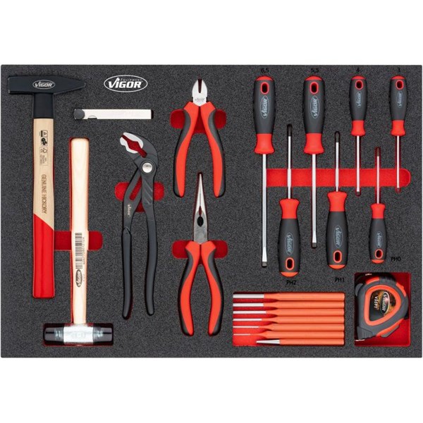 Vigor Verktygssats V5634N, Universal Vigor V5634N VIGOR Vigor Verktygssats V5634N, Universal Vigor V5634N VIGOR