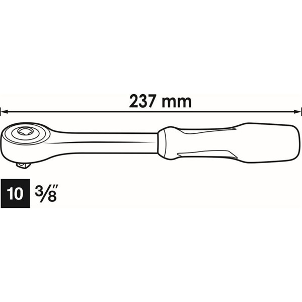 Vigor Spärrskaft V6008, Universal VIGOR Vigor Spärrskaft V6008, Universal VIGOR