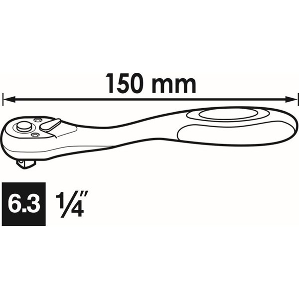 Vigor Spärrskaft V6014, Universal VIGOR Vigor Spärrskaft V6014, Universal VIGOR