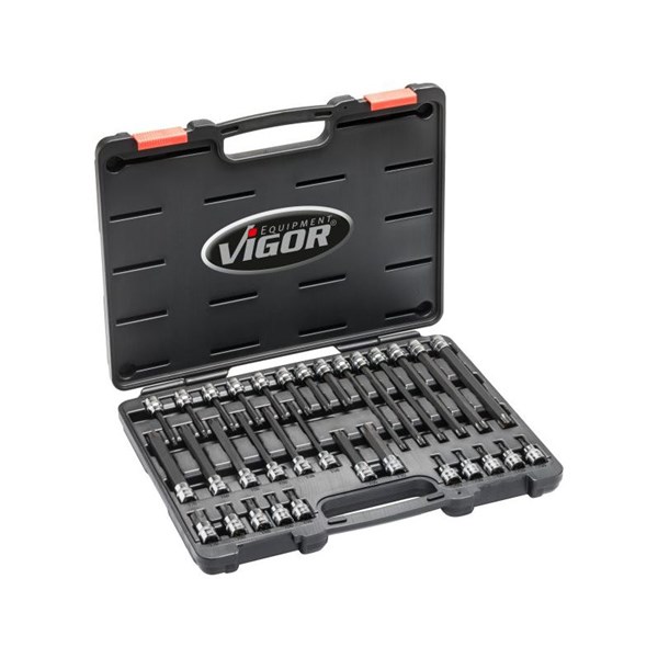 Vigor Hylsnyckelsats V6017, Universal VIGOR