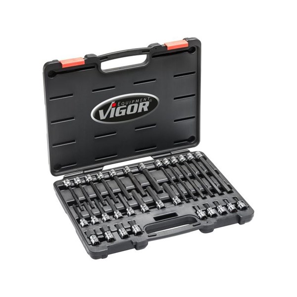 Vigor Hylsnyckelsats V6019, Universal VIGOR