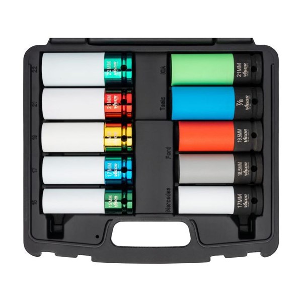Vigor Krafthylsor, sats V6312/10, Universal VIGOR Vigor Krafthylsor, sats V6312/10, Universal VIGOR