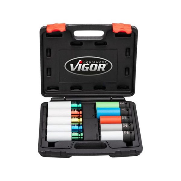 Vigor Krafthylsor, sats V6312/10, Universal VIGOR Vigor Krafthylsor, sats V6312/10, Universal VIGOR