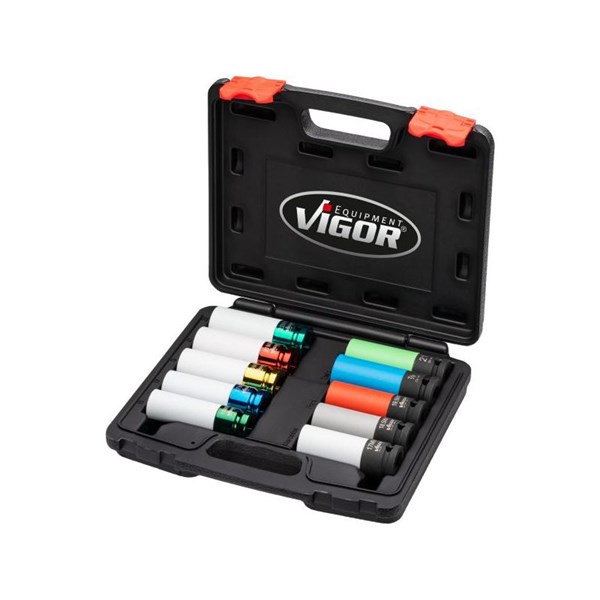 Vigor Krafthylsor, sats V6312/10, Universal VIGOR Vigor Krafthylsor, sats V6312/10, Universal VIGOR
