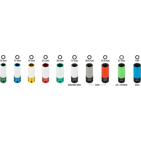 Vigor Krafthylsor, sats V6312/10, Universal VIGOR Vigor Krafthylsor, sats V6312/10, Universal VIGOR