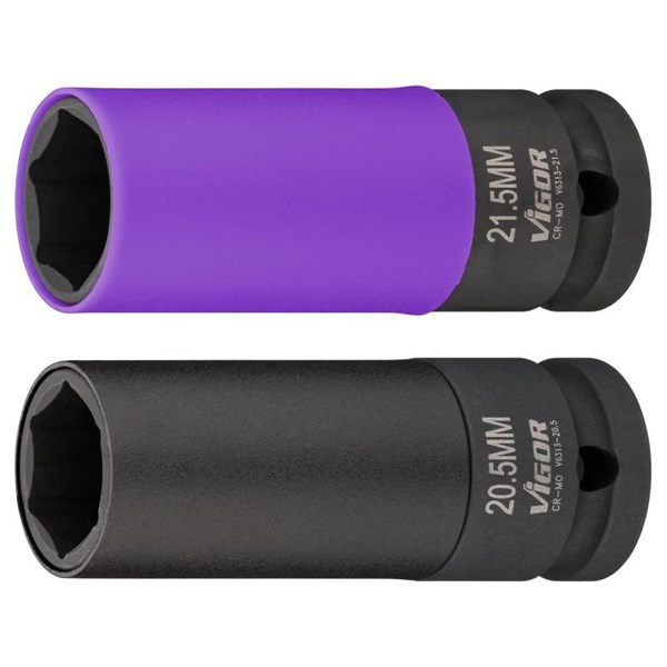 Vigor Krafthylsor, sats V6313, Universal Vigor V6313 VIGOR