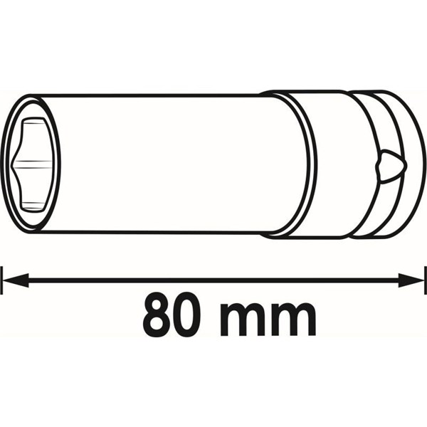 Vigor Krafthylsor, sats V6313, Universal VIGOR