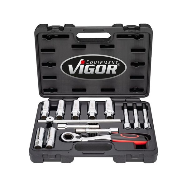 Vigor Verktygssats, stötdämparkolvstång V6452 Vigor V6452 VIGOR