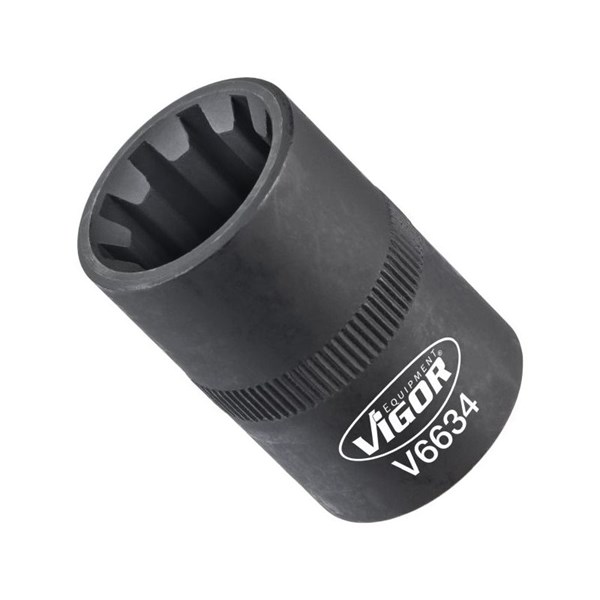 Vigor Hylsnyckel, bromsok V6634, Universal VIGOR