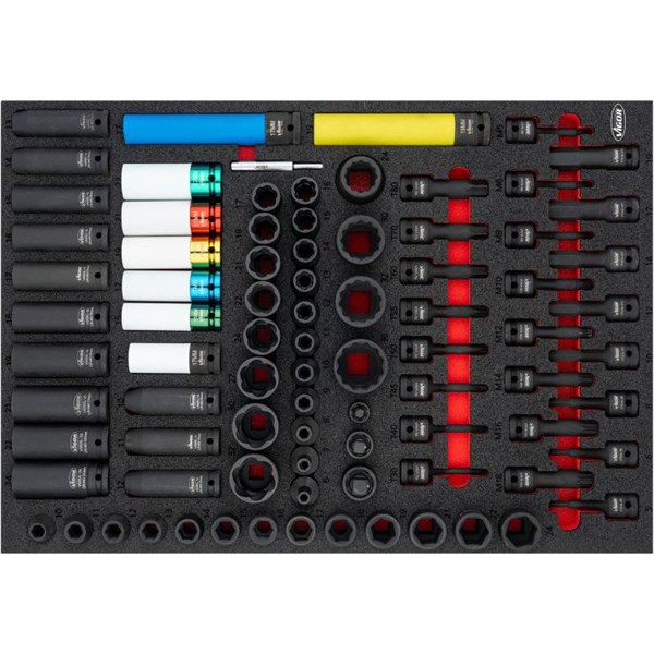 Vigor Krafthylsor, sats V6811, Universal VIGOR