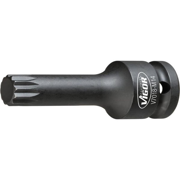 Vigor Krafthylsor, sats V7018, Universal VIGOR