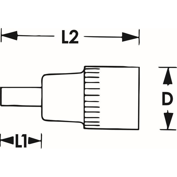 Vigor Krafthylsor, sats V7018, Universal VIGOR