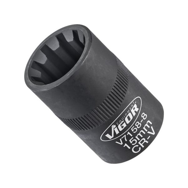 Vigor Hylsnyckel, bromsok V7158-8, Universal VIGOR