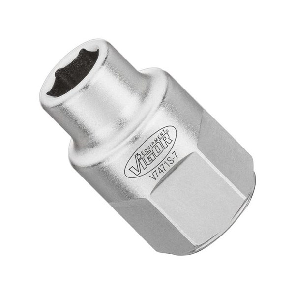 Vigor Hylsnyckel, bromsok 7mm V7471S-7, Universal VIGOR