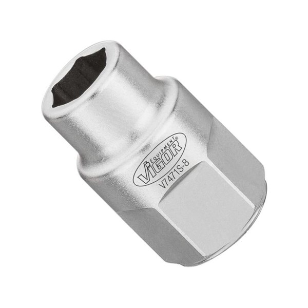 Vigor Hylsnyckel, bromsok 8mm V7471S-8, Universal VIGOR