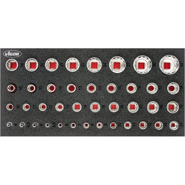 Vigor Hylsnyckelsats V7520, Universal Vigor V7520 VIGOR