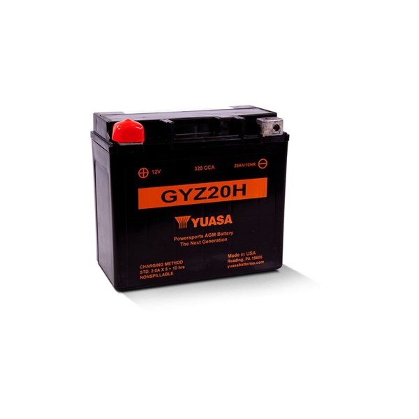 MC Batteri 12V Yuasa GYZ20H YUASA MC Batteri 12V Yuasa GYZ20H YUASA