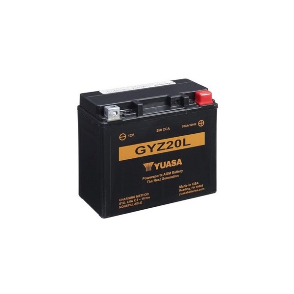 MC Batteri 12V Yuasa GYZ20L YUASA MC Batteri 12V Yuasa GYZ20L YUASA