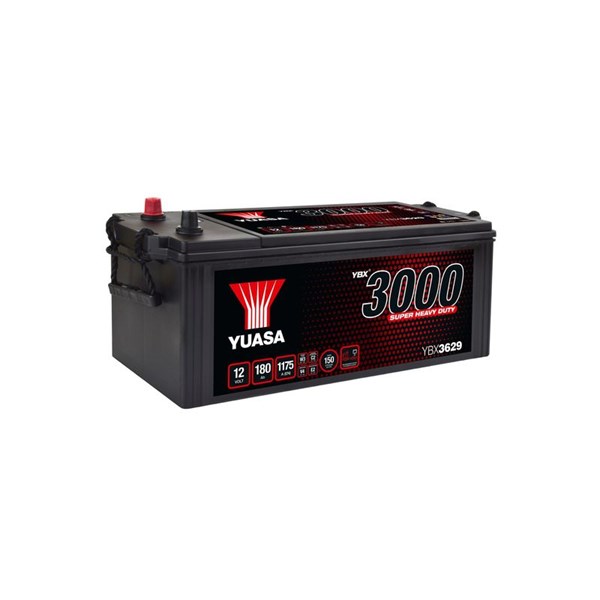 Lastbilsbatteri, Universal 12V Yuasa YBX3629 YUASA Lastbilsbatteri, Universal 12V Yuasa YBX3629 YUASA