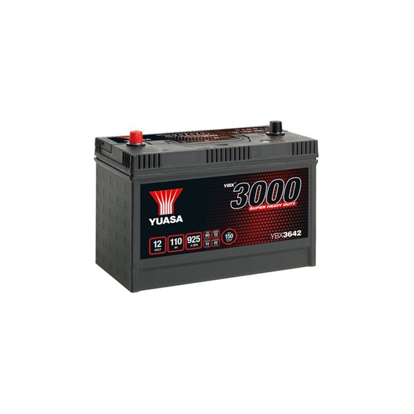 startbatteri 12V Yuasa YBX3642 YUASA startbatteri 12V Yuasa YBX3642 YUASA