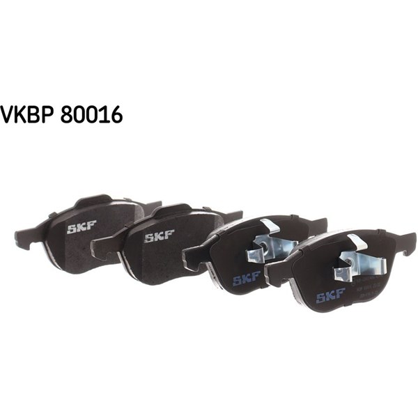 Bromsbeläggsats, Framaxel Skf VKBP 80016 SKF Bromsbeläggsats, Framaxel Skf VKBP 80016 SKF