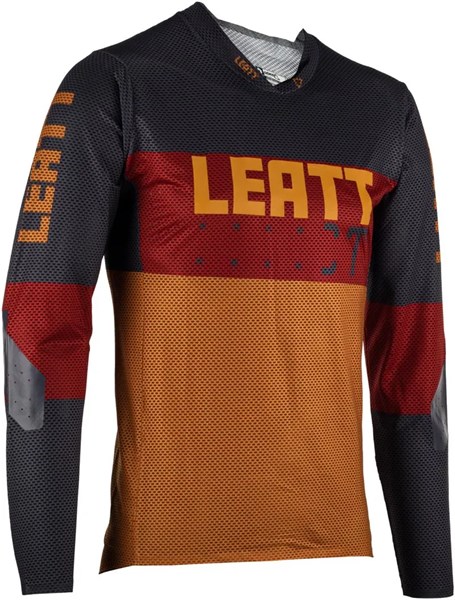 MC tröja Leatt svartrödorange XL, Universal